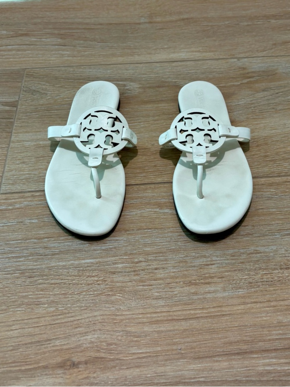 Tory Burch Women’s White Miller Patent Sandal